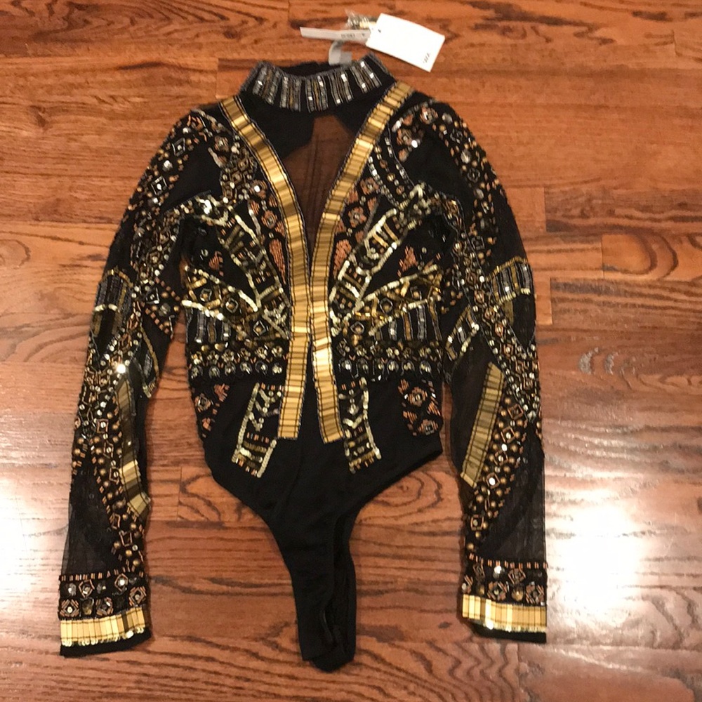 ASOS bling body suit